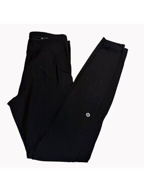 Lululemon Leggings Womens Size XS Black High Rise Active Zipper Pocket